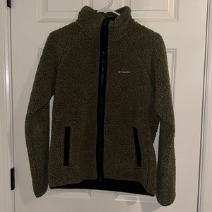 Columbia Olive Sherpa Jacket